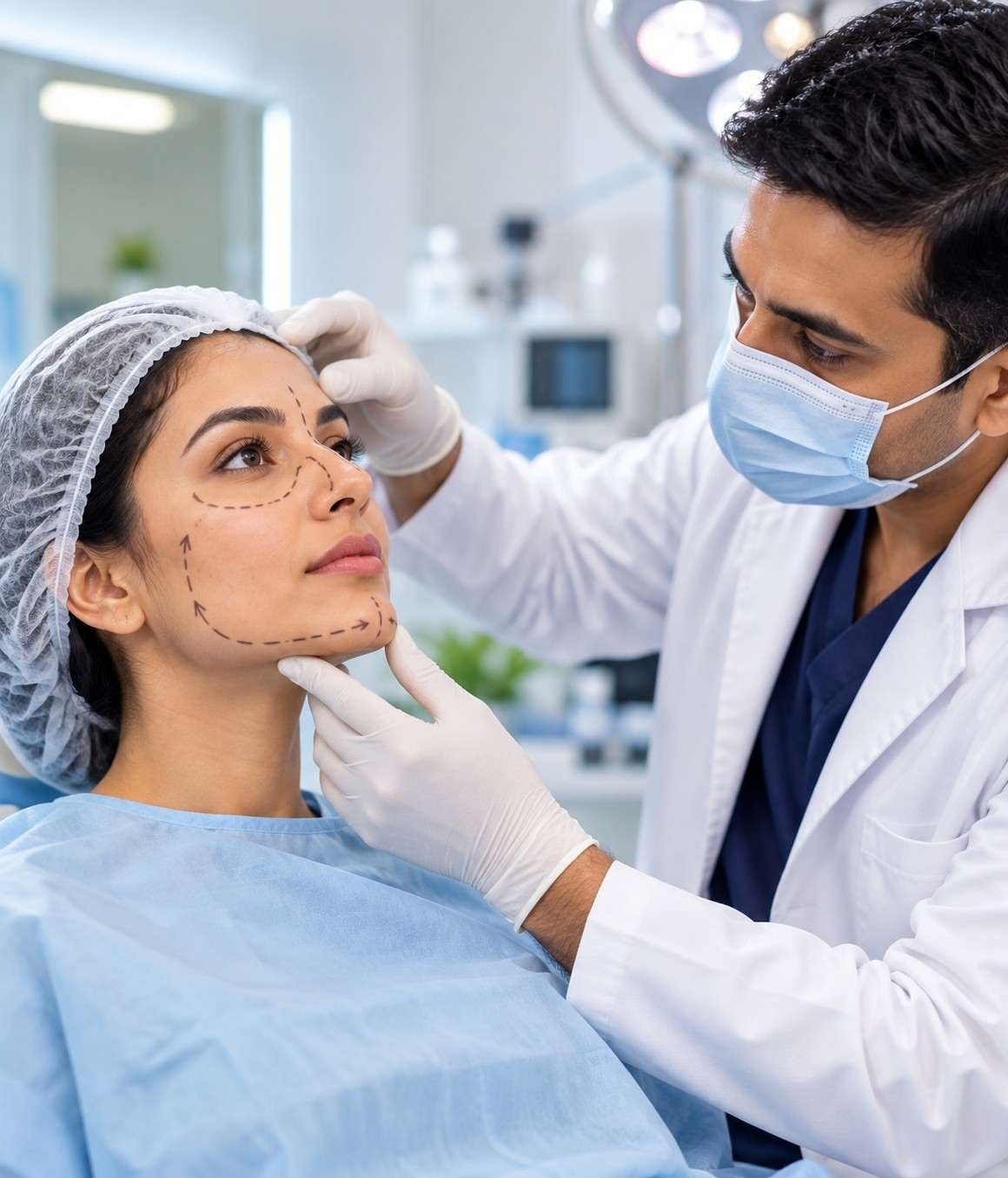Indian Doctor Rhinoplasty Consultation