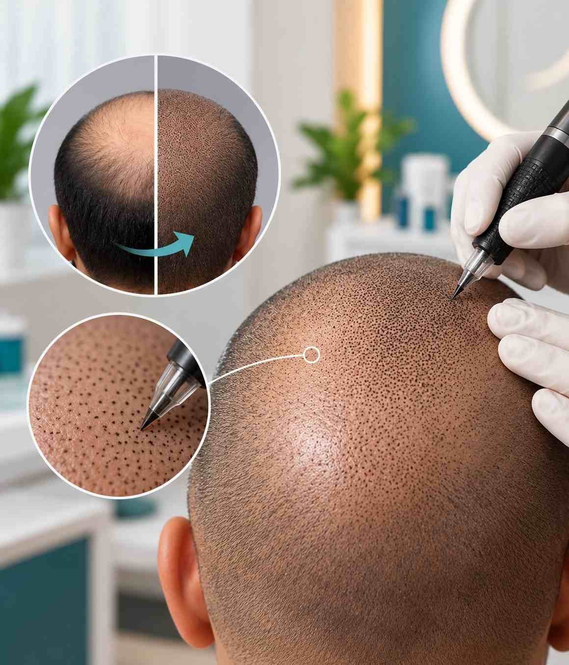 Scalp Micropigmentation Consultation at Symmetrica, Siliguri